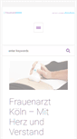 Mobile Screenshot of frauenarztkoeln.com